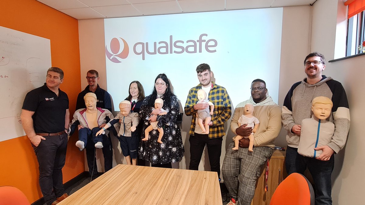 Qualsafe's tweet image. Training Day at Qualsafe!

Thanks to Leigh and Richard from @Laerdal_UK for visiting our office today to hold a manikin refresher session with our team!

We had the opportunity to put our CPR skills to the test with Laerdal’s #QCPR and Resusci-Anne manikins.

#Laerdal #FirstAid