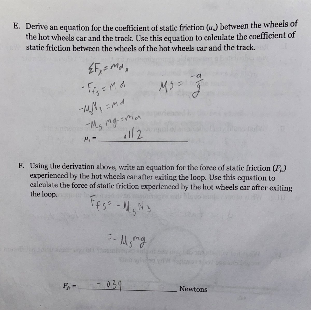 CoachSatty's tweet photo. Hey @Hot_Wheels, can you confirm the coefficient of friction between the track and the wheels of one of your cars? My Physics H class calculated it to be approximately .1 in our most recent lab ๐ฅ ๐ #ChallengeAccepted @GHS_GilbertSC https://t.co/mIUhOLLWgT