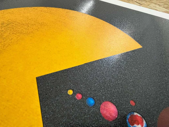 artrepublic's tweet photo. Are you a fan of retro games? Do you need something to kit out your  games room? Then Joe Webb's Pac Man-inspired 'End Game' is the artwork for you.
⁠
You know you want to - click the link below to get your Joe Webb artwork now.

https://t.co/X6Obl9sXhx https://t.co/4bbHBRkanp