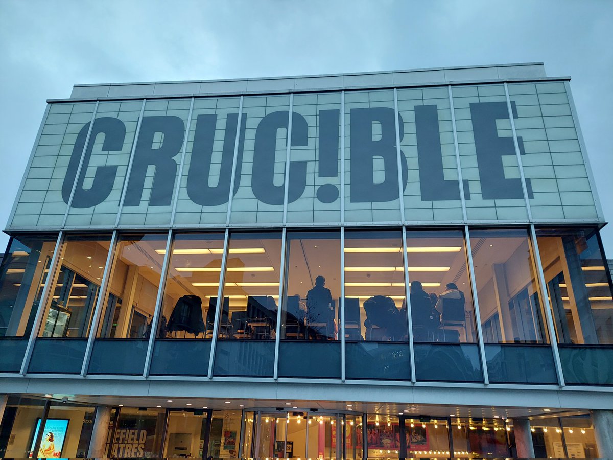 UniShefAH's tweet image. And so to Sheffield's iconic crucible for our final #CityConnections22 talk. The Crucible are kindly hosting a workshop about Careers in the civil service, and our alumni networking this evening.