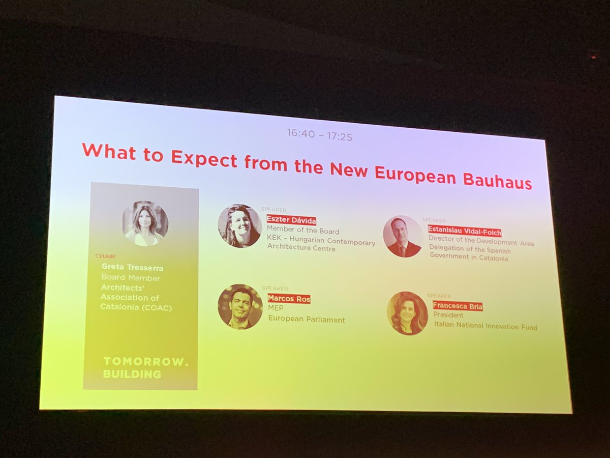 Andreina Seijas (@andreinaseijas) on Twitter photo What to expect from the New European Bauhaus? Great panel moderated by <a href="/greta_tresserra/">greta tresserra</a> at the #SCEWC22 #NewEuropeanBauhaus #architecture #design #sustainability What to expect from the New European Bauhaus? Great panel moderated by <a href="/greta_tresserra/">greta tresserra</a> at the #SCEWC22 #NewEuropeanBauhaus #architecture #design #sustainability