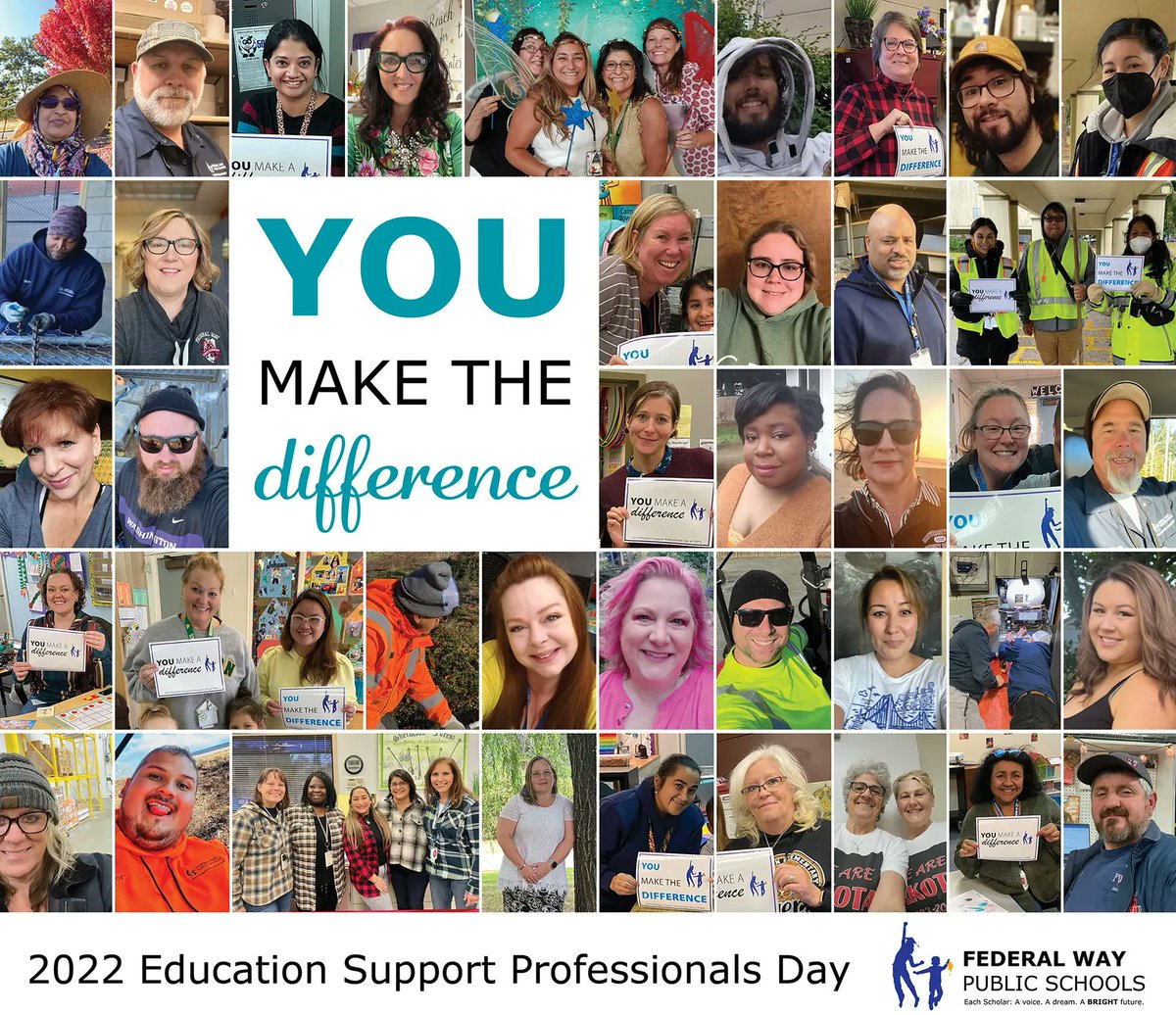 FWPS210's tweet photo. In honor of Educational Support Professionals Day we'd like to thank our classified employees for all they do to support our scholars! #FWPSGoal2 #EducationalSupportProfessionalsDay https://t.co/CSSbyjdJMg