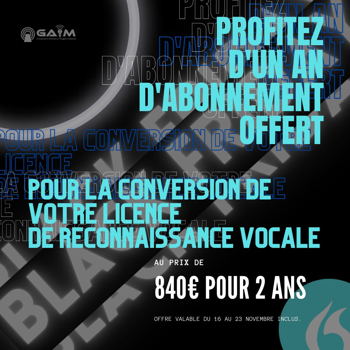 Le_GAIM's tweet photo. C'est le #BlackFriday en avance avec le #GAIM !

­Pour tous les détenteurs d’une licence #DMP4 ou version antérieure, convertissez votre licence en licence #DMOne avec #leGAIM la deuxième année vous est offerte ! https://t.co/RIKESPD539