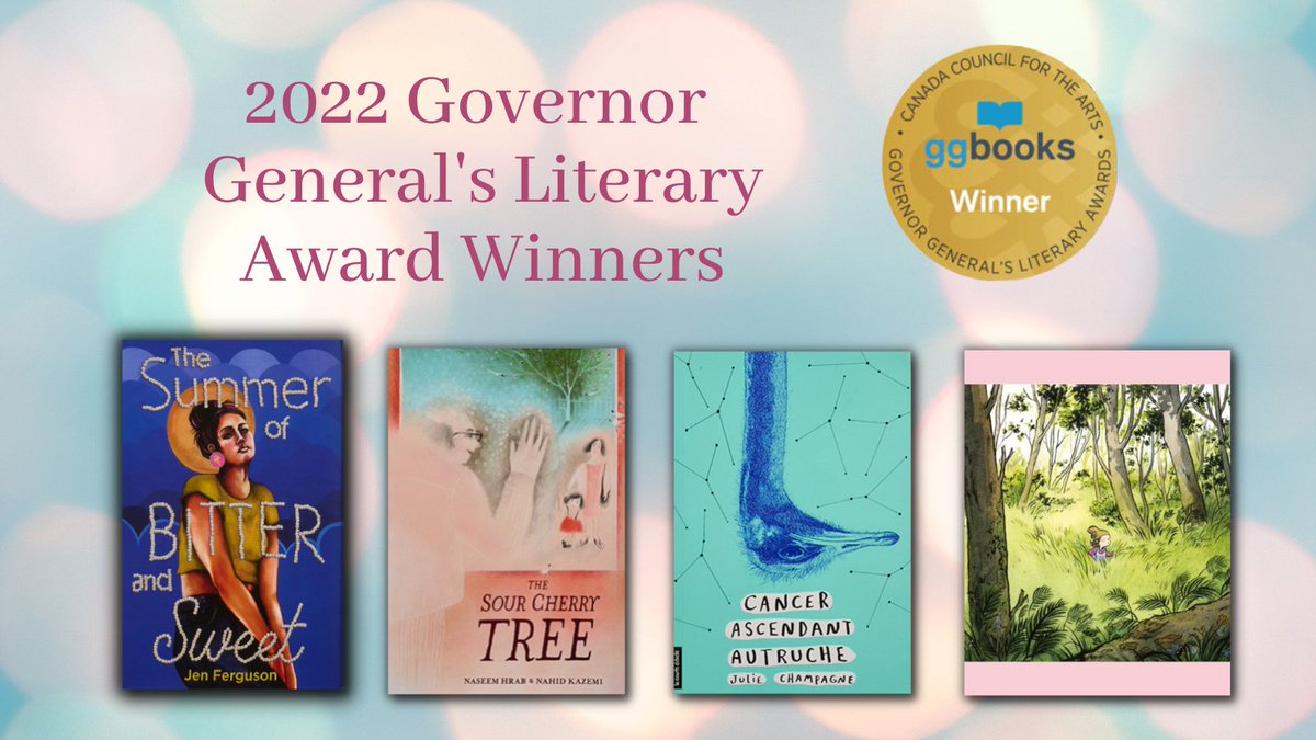 kidsbookcentre's tweet photo. The @CanadaCouncil has announced the winners of this year's Governor General's Literary Awards. Congratulations to the winners and finalists! https://t.co/YKJrbv0UjN https://t.co/IXXUtVY0xz