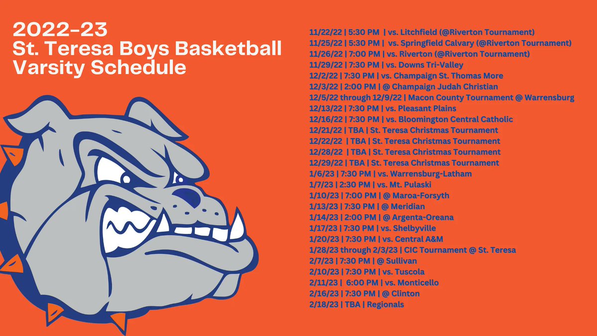 St. Teresa Basketball tweet media