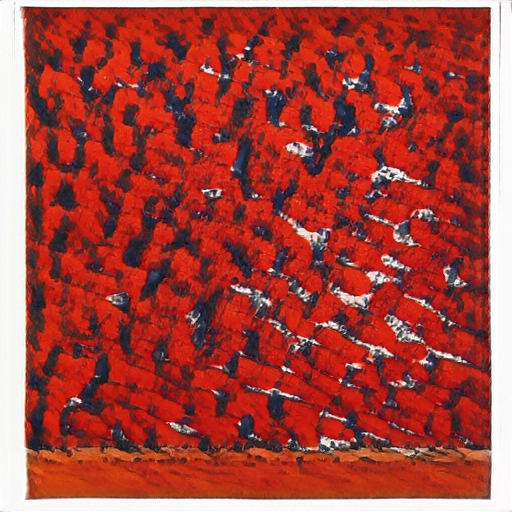 Here is a 20th century piece by Georgia O'Keeffe, in the cubism style. 

It does not exist. #thisartsfake