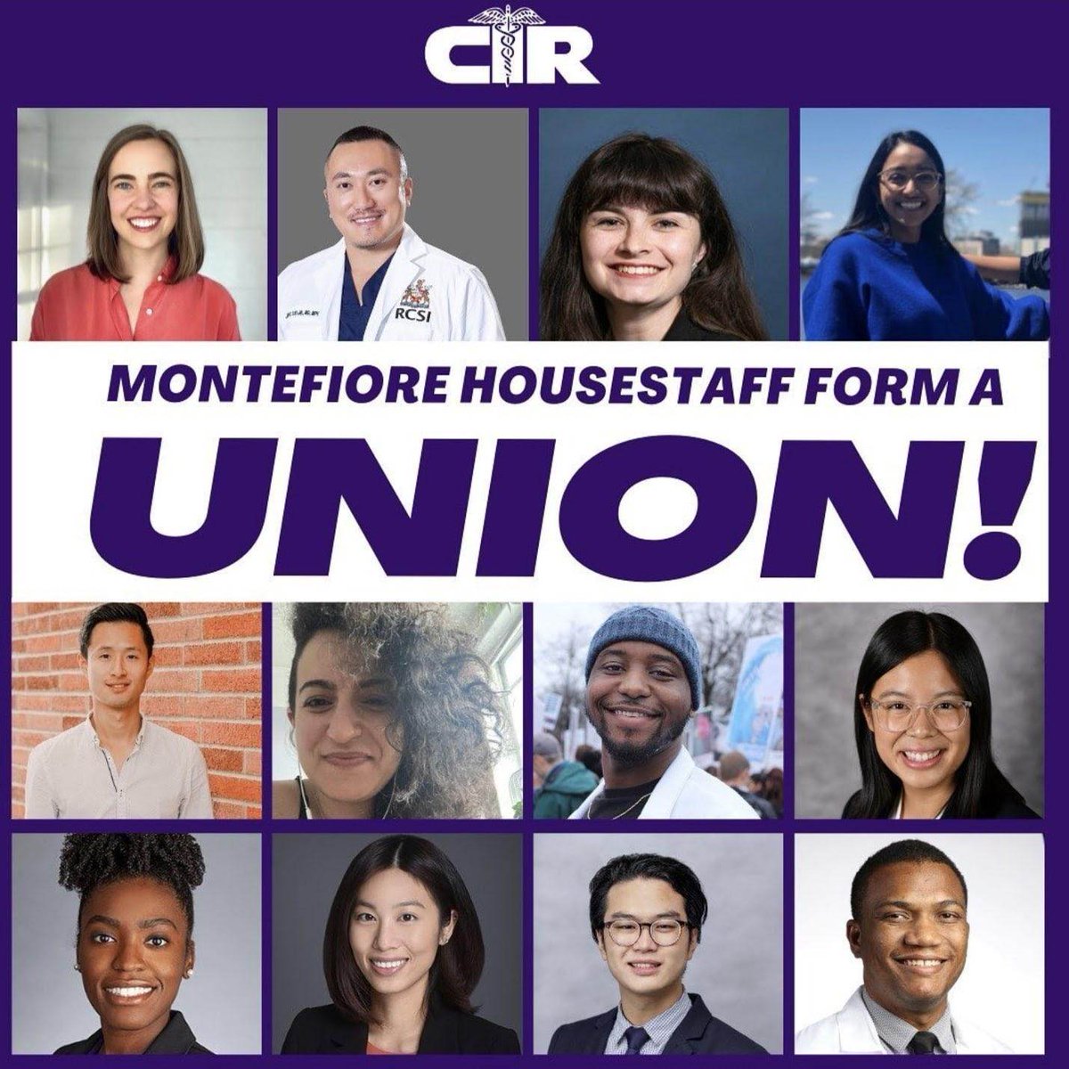 We stand in solidarity with our union siblings and know that working conditions are patient healing conditions. @cirseiu

#MonteIsUnionYes #OneHospitalOneFight #DoMoreMonte