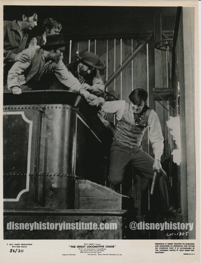 DisneyHistory's tweet photo. Promotional image for "The Great Locomotive Chase". #randomDHI #disneyliveaction https://t.co/EA3VsVR9gz