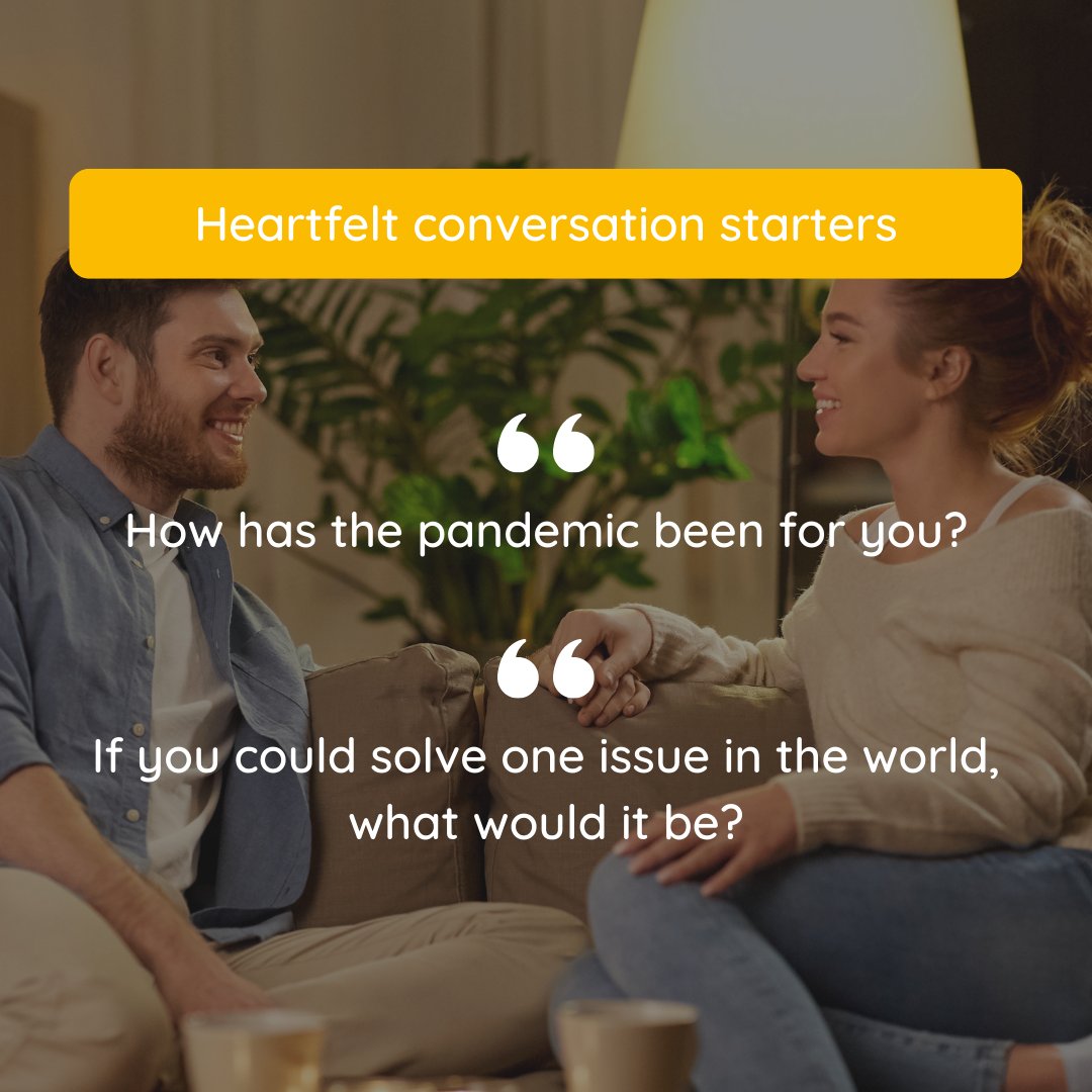HashtagDatingHQ's tweet photo. Virtual dates are a lot of fun, but they can also be nerve-racking - unless you jump on prepared! Take a look at these 50 questions to break the ice and pick a few to get the dice rolling 🎲 #dateyourway

https://t.co/W4qfAtedNm https://t.co/9nxe3IywA7