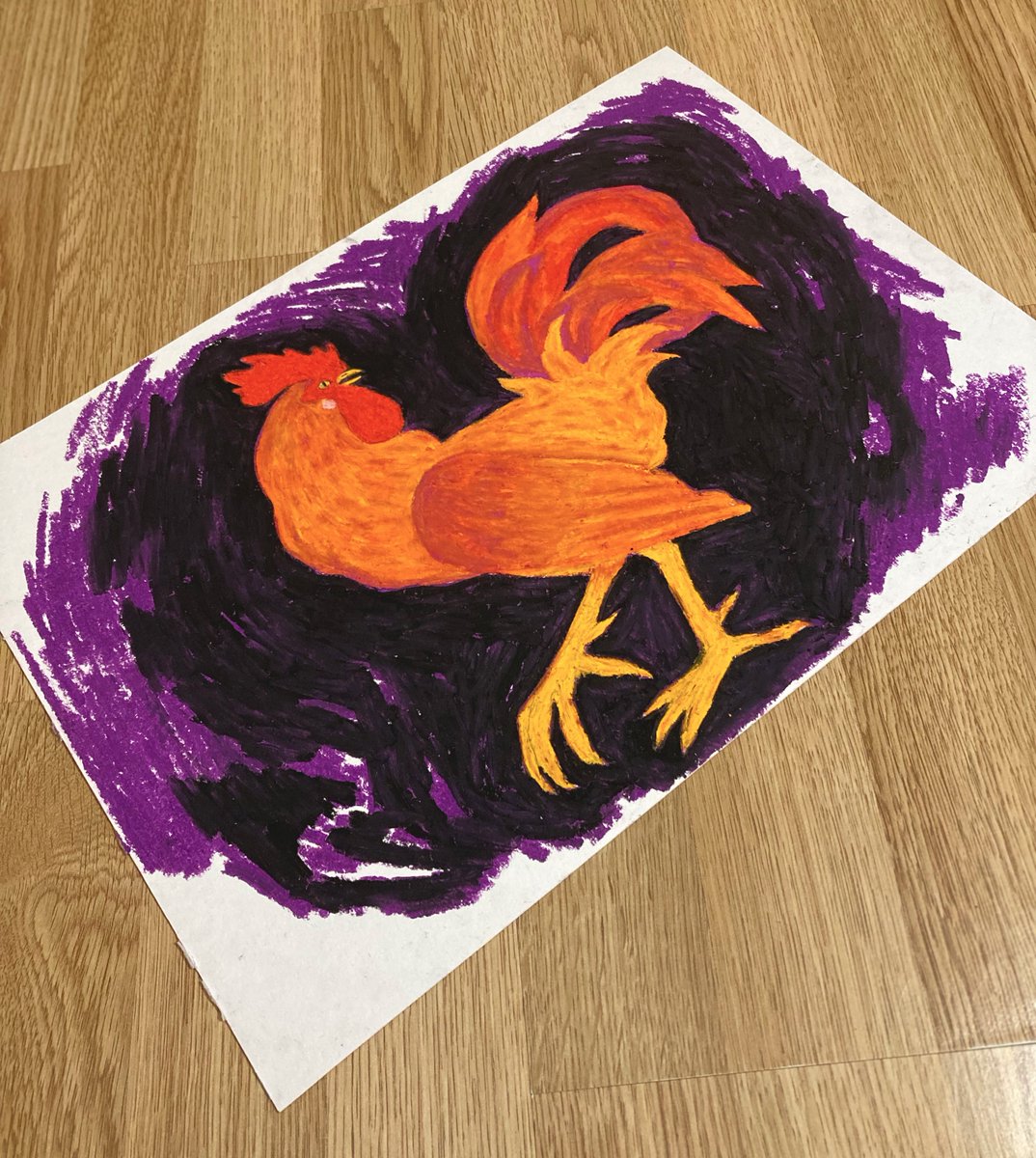 BloomingVisions (@bloomingvisions) on Twitter photo Rooster for <a href="/MdeBellard/">Mercedes deBellard</a>. When she requested a commission, my heart stopped for a moment. She is an idol of mine in art and now she asks me to paint for her? wow!
Oil-pastel on paper 420x297mm. Commissions are the best way for me to make a living, so feel free to ask one too. Rooster for <a href="/MdeBellard/">Mercedes deBellard</a>. When she requested a commission, my heart stopped for a moment. She is an idol of mine in art and now she asks me to paint for her? wow!
Oil-pastel on paper 420x297mm. Commissions are the best way for me to make a living, so feel free to ask one too.