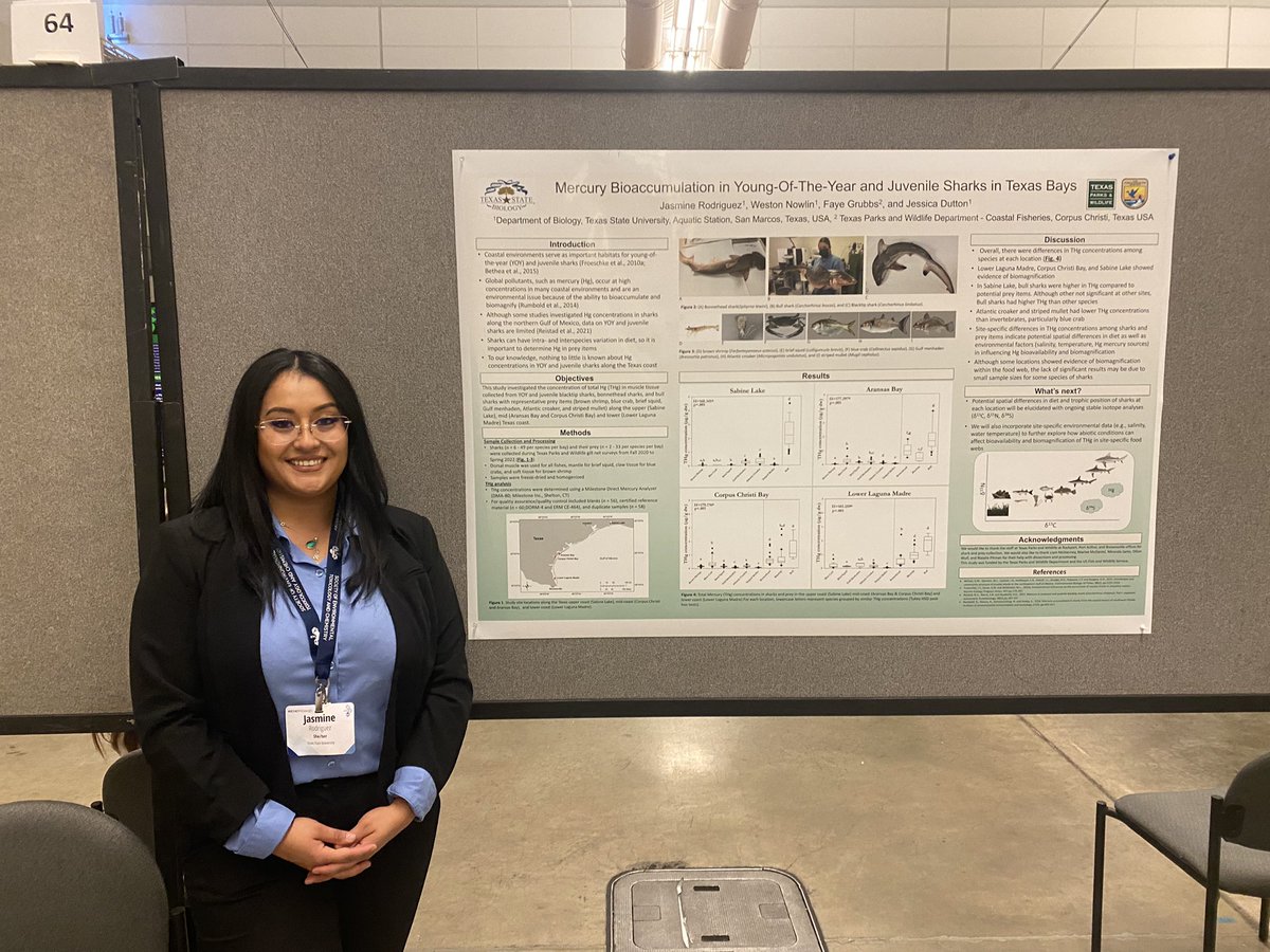 iselaa6's tweet image. My first SETAC presentation is today! Come to poster #63 to hear about mercury in baby and juvenile sharks 🦈 #SETACPittsburgh #sharkscience #toxicology #SETAC