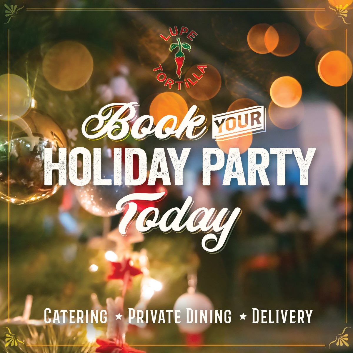 We can accommodate parties big or small, call now to book your event today! Private dining, Catering and Delivery! #lupetortilla #texmex #privateevents tex-mex.com/locations