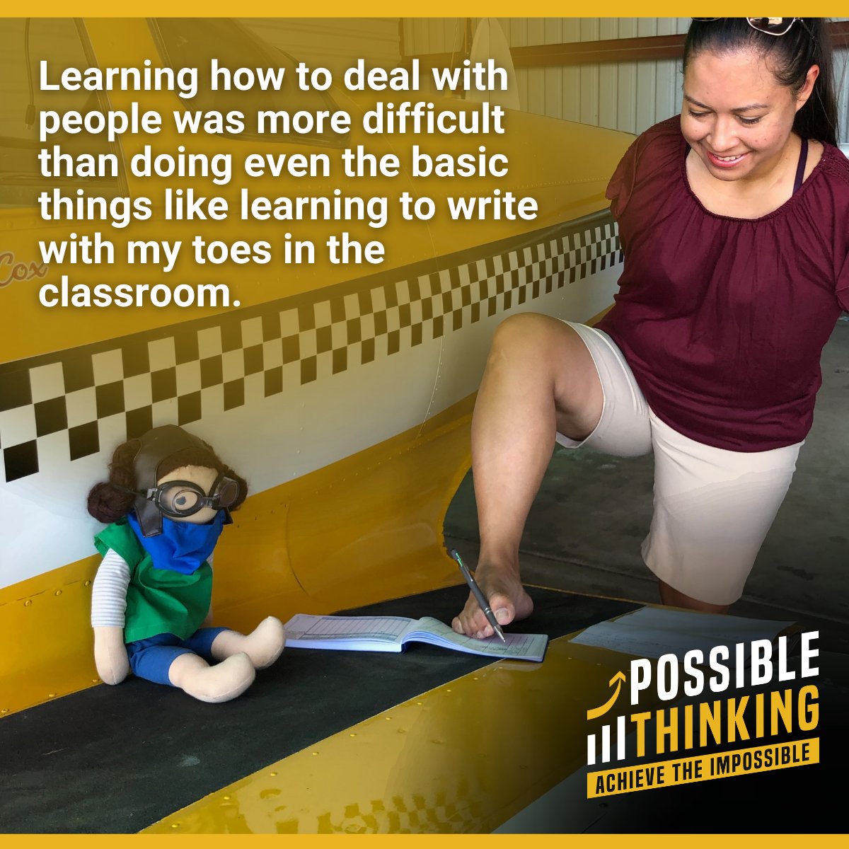 jess_feet's tweet photo. Jessica cox uses her feet to do things as most people use their hands and she can drive a car, fly a plane and play piano, she surfs, all with her feet.

#nationaldessertday #dessertday #oct14 #bake #cake https://t.co/0OdWVJxrnV