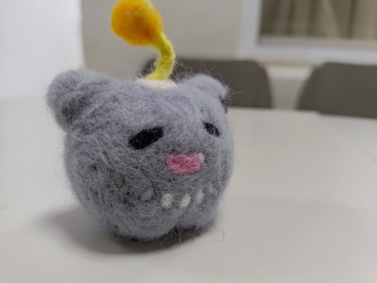 cadacat_krowtra's tweet photo. 第一次做羊毛氈
#ししらーと
#羊毛氈
#FeltedWool
#羊毛フェルト https://t.co/WYxwGHDZrU