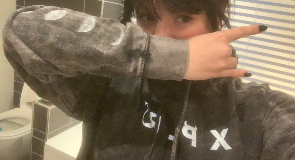 satansphantom's tweet photo. after a lot of trial and error its finally here!! so happy 🖤 @xplrmerchh @SamandColby #hellweek22 https://t.co/qPdSOSpRCd