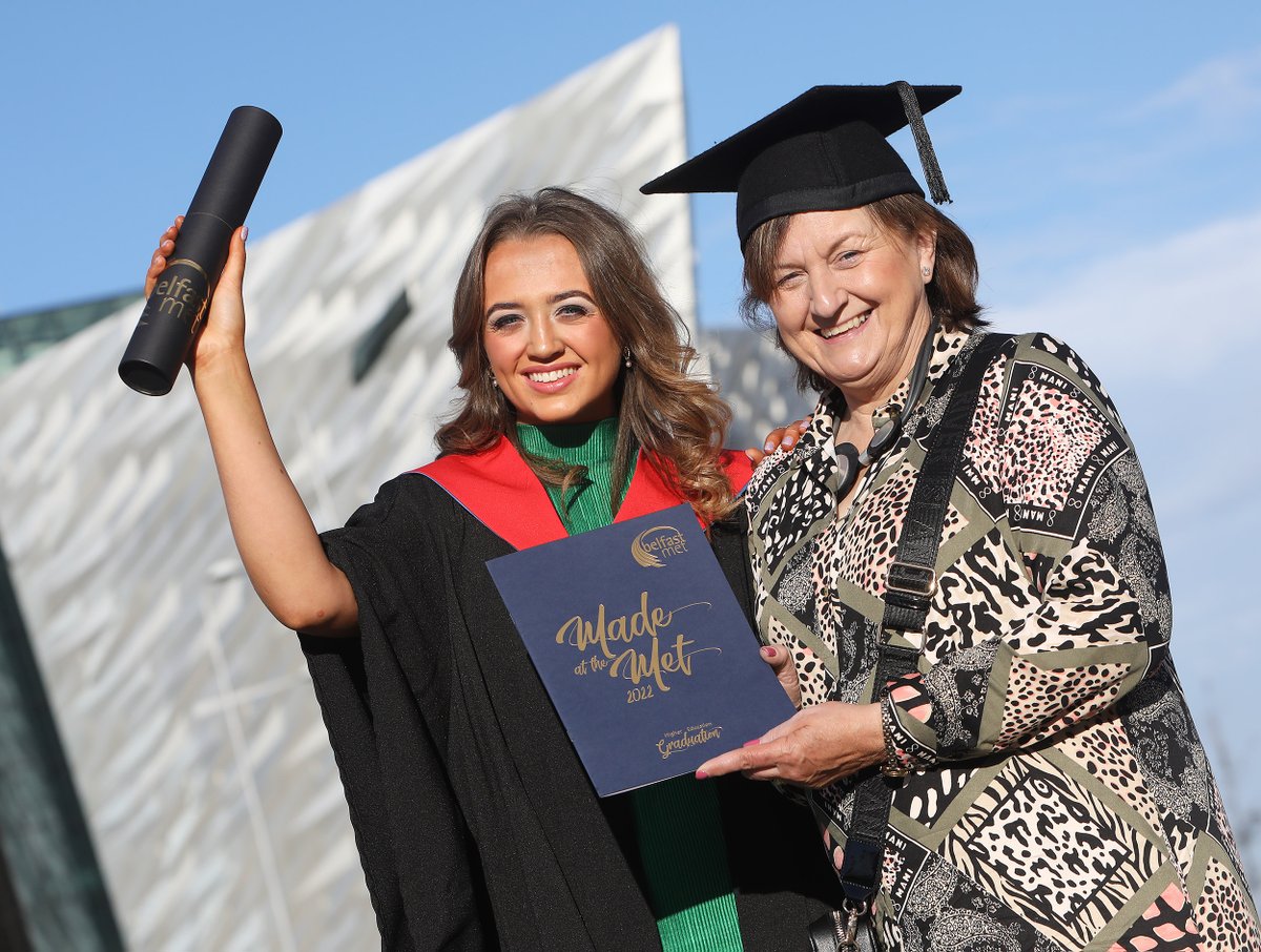 bfastmet's tweet photo. Congratulations Belfast Met 2022 Grads, check out these brilliant pictures from yesterday. You are all starsโจ๐
We loved celebrating with you, your friends and families.
Share your favourite graduation images in the comments below with the hashtag #MadeAtTheMet https://t.co/tqPscXBGVR