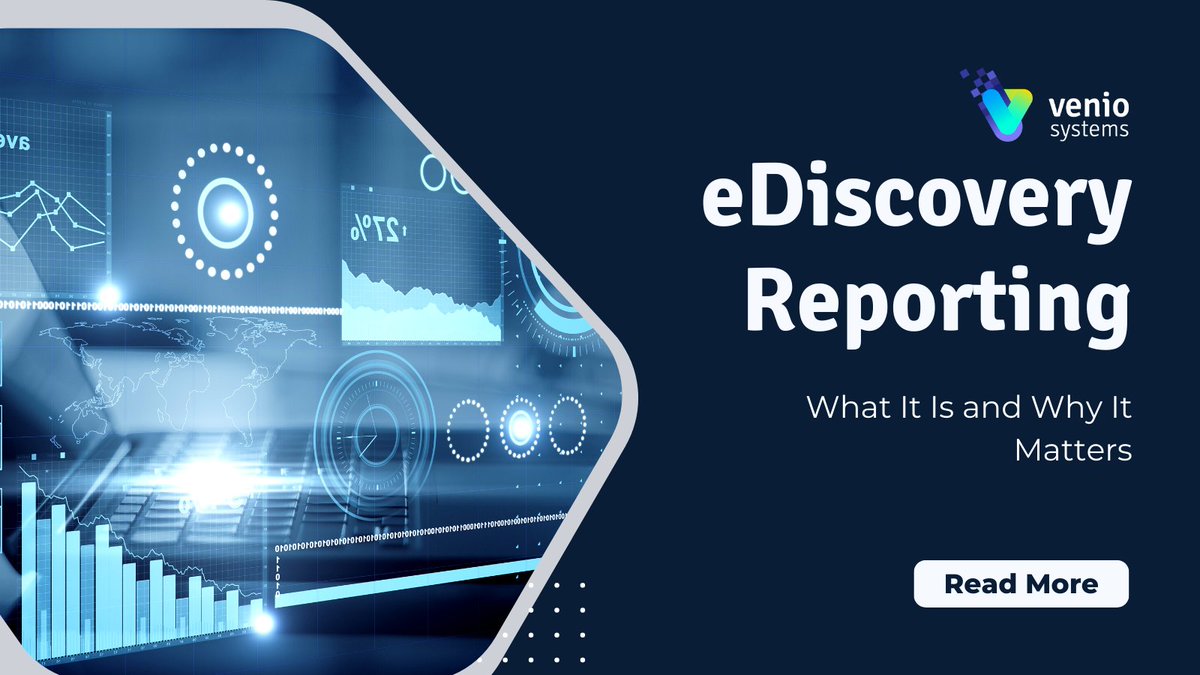 eDiscovery is changing. Innovative reporting and analytics features have allowed firms to create more data-driven insights, reduce risk, and expedite ECA. 

To learn more about the ins and outs of eDiscovery reporting, check out our blog here: veniosystems.info/3WI46yu

#ediscovery