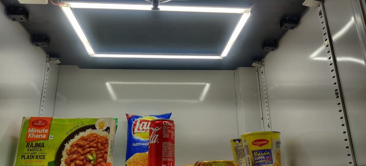 Shalaka_CD's tweet photo. Developing a camera-based vending machine that will help users just pick up items and walk away with all payments automated. Deep learning mixed with some embedded logic and sensors can work wonders. Prototypes working #deeplearning #embeddedsystems #cameravision #machinelearning https://t.co/o63YRVK52O
