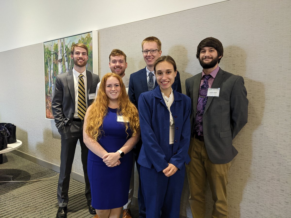 #UToledoPharmacy students participated in the #OSHP Annual Meeting on 11/5. Academic Challenge Competition students included Hanna Rowell, Dawson Wade, Joshua Webb, &amp; Quinn McLoughlin. Clinical Skills Competition students included Christina Beran &amp; Hunter Roth.🚀