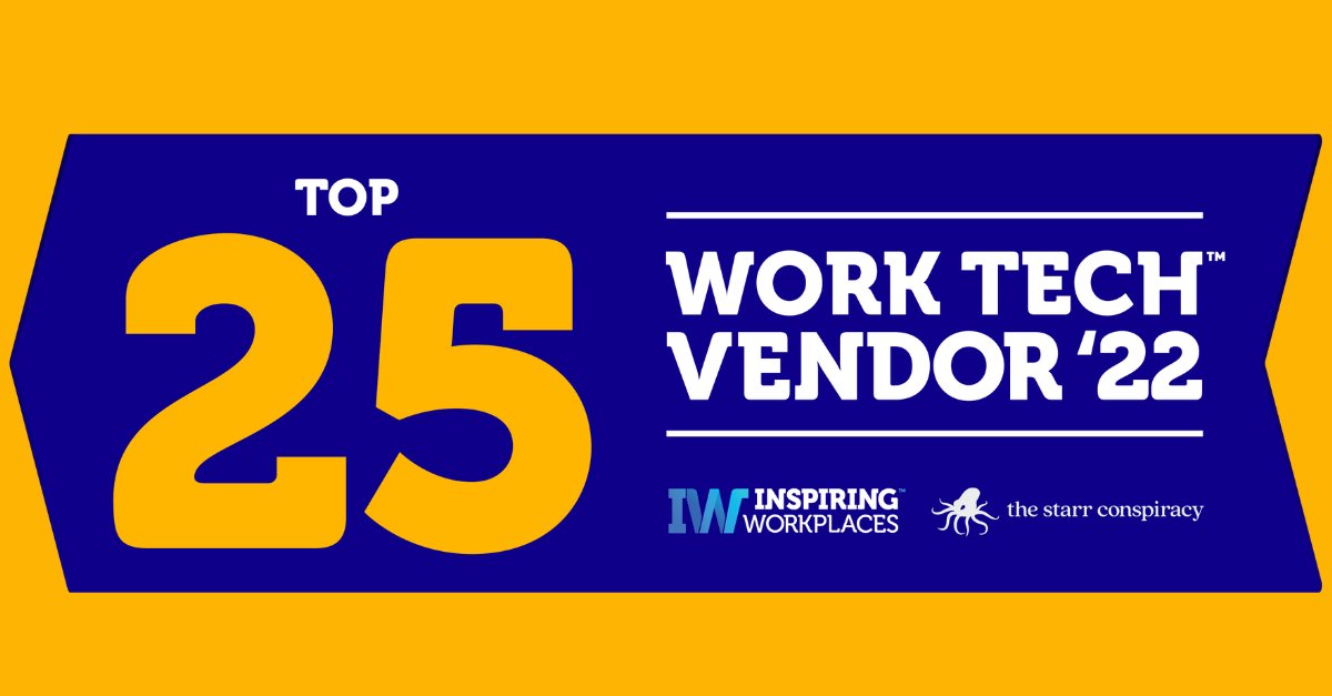We made the list! 🎉 

Thrilled to announce that Oyster has been recognized by @inspireworknow as one of the top 25 Work Tech Vendors. Thank you for seeing our impact. 

Congrats to everyone who made the list. bit.ly/3UKF7Jm
