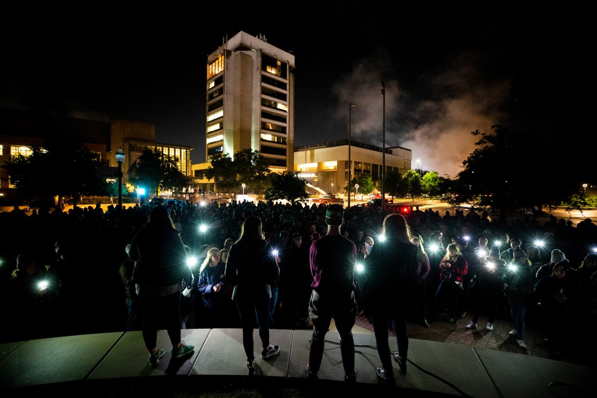 🐘🐘 At Elephant Walk tonight, Aggie seniors will walk around campus together to reflect on their time in Aggieland, as part of this 100-year-old #TAMU tradition. Step-off is at 7:23 p.m. at the Corps Arches on the Quad. See you there, #TAMU23!