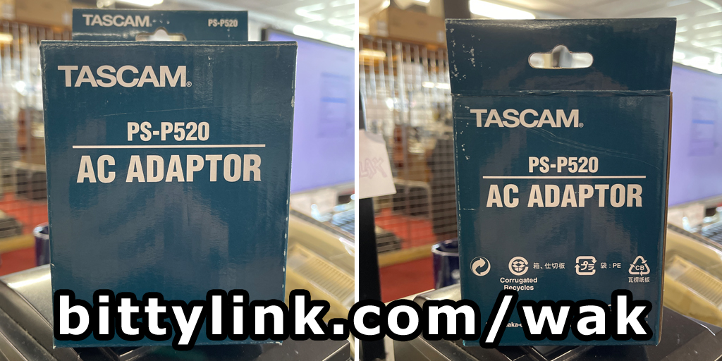 BrentsMusic's tweet photo. Tascam PS-P520 Power Supply
Brand new, in box. https://t.co/xNTKIMZ8FC