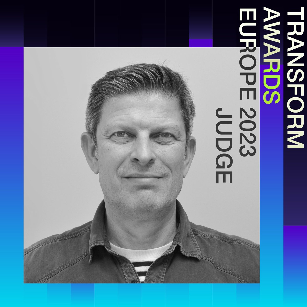 David Kimpton our founder and creative director has been asked to join the judging panel at the Transform Awards Europe 2023. We were awarded the Grand Prix in 2022. 
#TransformAwards #branding