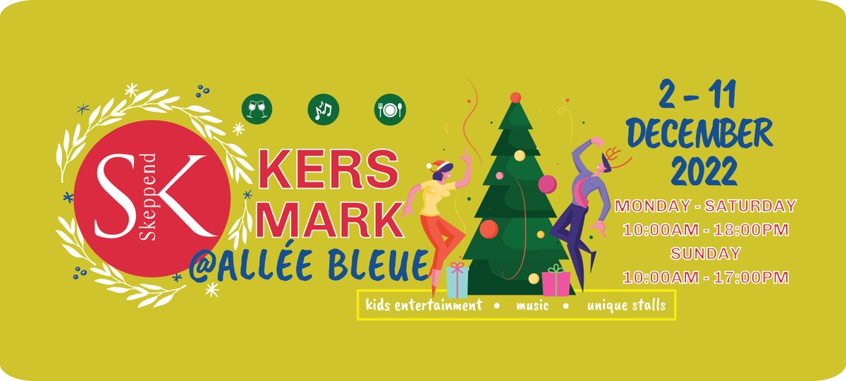 Allée Bleue Estate (@alleebleue) on Twitter photo Get ready to do your Christmas shopping - the Skeppend Christmas Market is at Allée Bleue 2 to 11 December. We can't wait!
#AlleeBleueExperiences <a href="/Franschhoek_SA/">Franschhoek Wine Valley</a> Get ready to do your Christmas shopping - the Skeppend Christmas Market is at Allée Bleue 2 to 11 December. We can't wait!
#AlleeBleueExperiences <a href="/Franschhoek_SA/">Franschhoek Wine Valley</a>