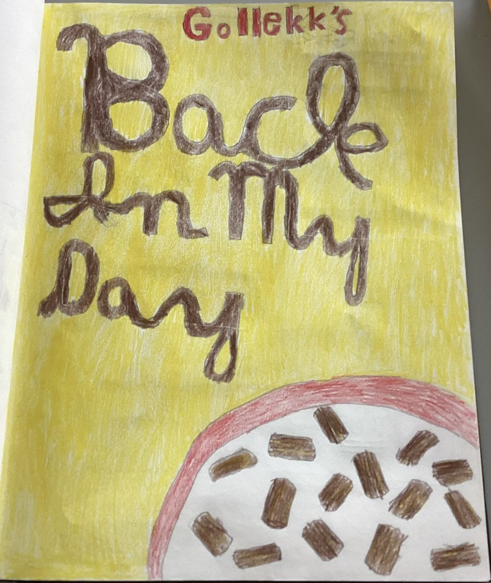 UnfinishedEd's tweet photo. 6th-Grade Homework Assignment: Design a cereal box for adults. Students are encouraged to consider what design elements &amp; imagery would be appealing to an adult audience. There are some great ones in here! @GilmanSchool 
#middleschoolart #arteducation #studentart #cereal https://t.co/AsxQuiQXUy
