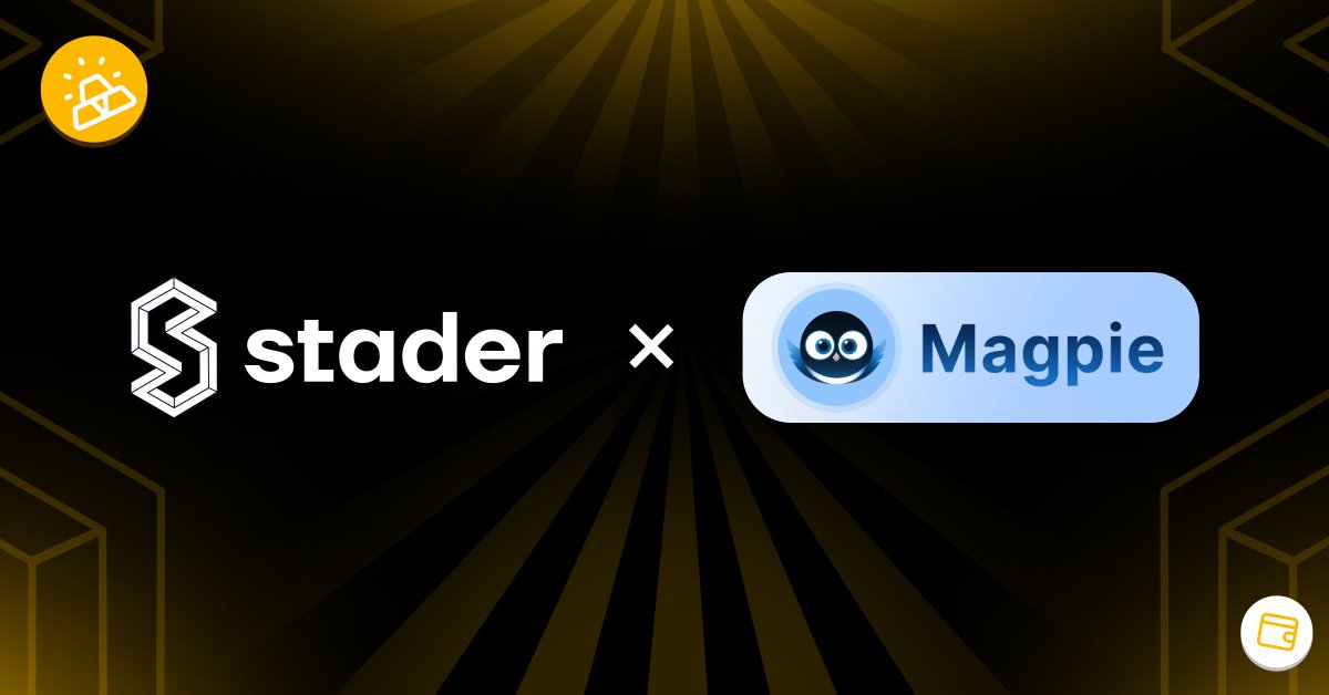 stader_bnb's tweet photo. Hey #StaderFam
We have integrated @magpiexyz_io app on the DeFi page of our dApp.
Now amplify your yields by
Staking Wombat BNBx LP tokens on Magpie via Stader👇
https://t.co/4C3X68Sph9
#BNB #BSC $BNBx #MGP #WOMWars https://t.co/1foYwX4vxj
