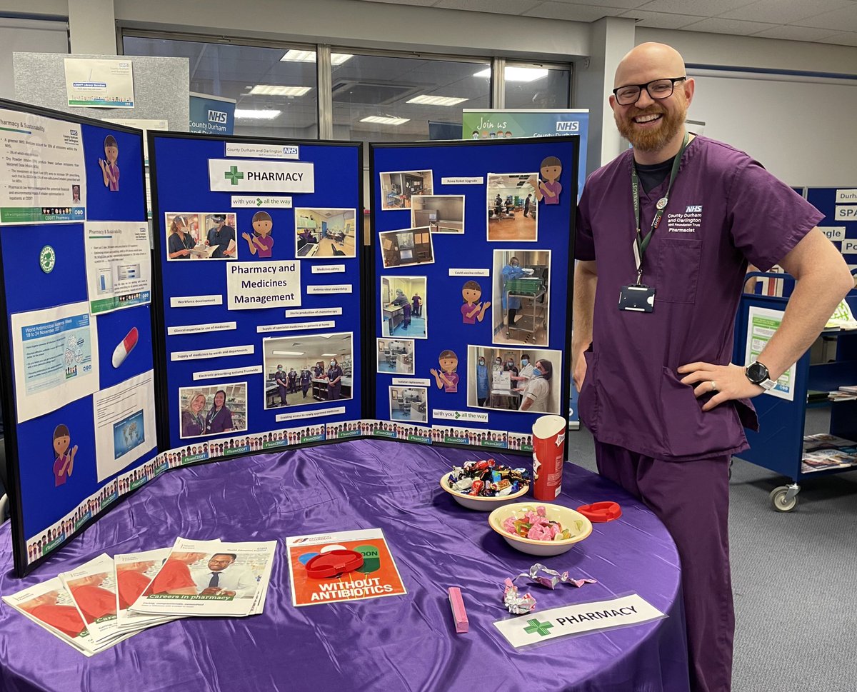 @pharmheroes all ready to share the excellent work done by our pharmacy team at the <a href="/CDDFTNHS/">County Durham and Darlington NHS Foundation Trust</a> AGM