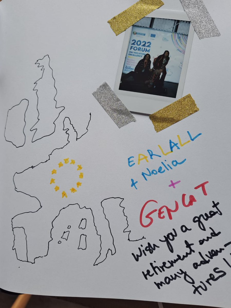 earlallEU's tweet photo. 🚀 #EUVocationalExcellence has been boost thanks to the remarkable contribution of @JoaoSantosEU! 

👏🏻This afternoon, we are recognising his passion promoting #LifelongLearnig &amp; #VET every day! 

🚀EARLALL wishes you all the best your retirement &amp; new adventures to come. https://t.co/uTTYxi5k1H