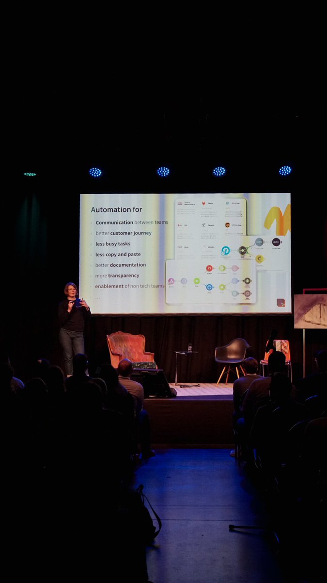 DigitaleLeute's tweet photo. Want to learn something about #nocode and #automation? Lilith Brockhaus, Co-Founder of @visualmakers_de, tells you her secret tips at #DLSummit. https://t.co/h5LjZoVXUs
