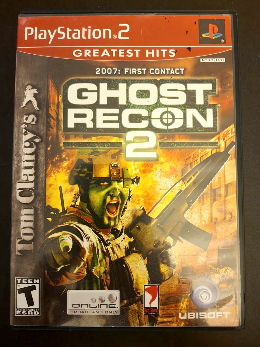 erod0222's tweet photo. Happy 18th birthday to Tom Clancy Ghost Recon 2. Haven't played any Ghost Recon games, both old and new, so I can't comment on which is better or worse. What are your thoughts on this? Let me know. #GhostRecon2 #PS2 #RETROGAMING #TomClancy #Retro https://t.co/uguhIqnbJA