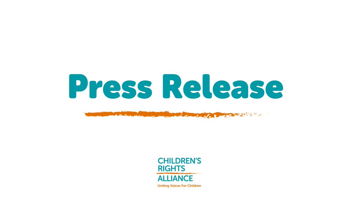 PRESS RELEASE: Children’s Rights Alliance welcomes new vision for Family Justice Strategy that places children front and centre. 

You can read our full press release here: bit.ly/3Gl3lFC

The #FamilyJustice Strategy is available here: bit.ly/3GluN63