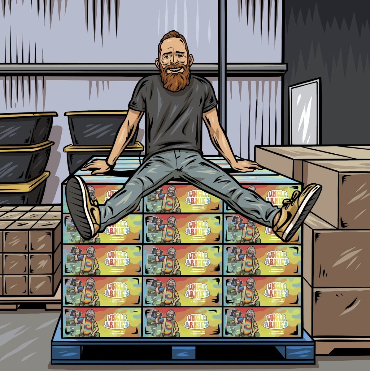 Assaf is the Uncle Arnie's Chief Revenue Officer, and he’s keeping the product flowing to all the amazing partners who carry Uncle Arnie’s drinks.