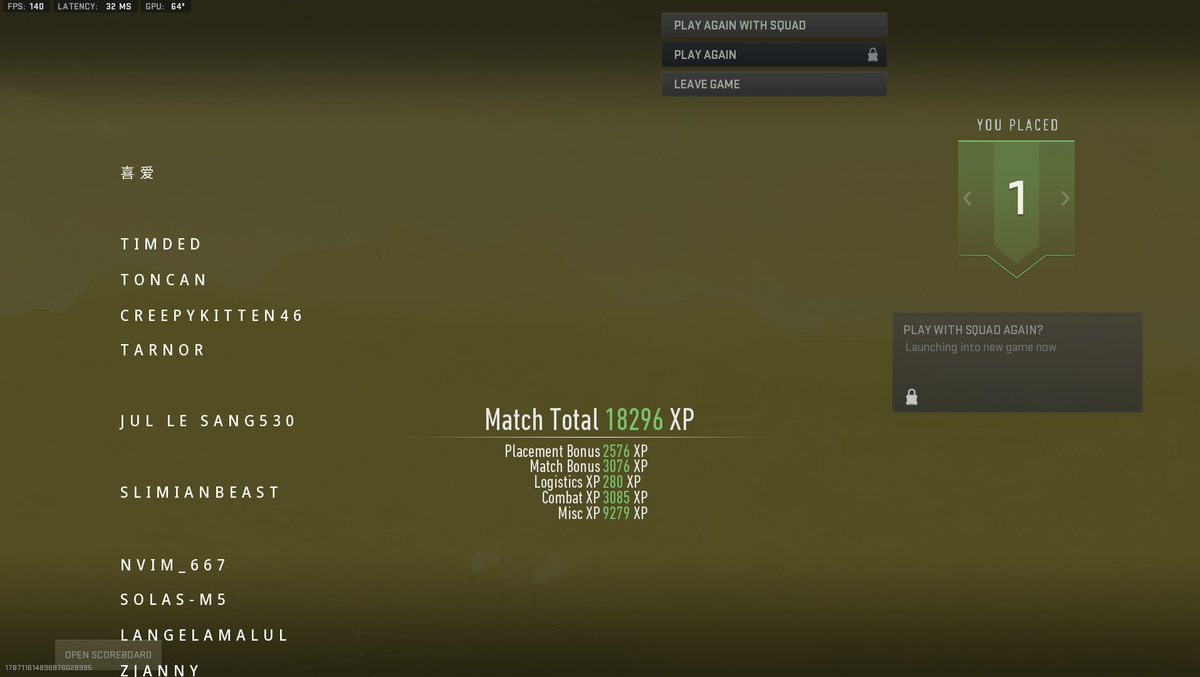 LilMissCourtx's tweet photo. 1st Warzone win everrrr boi https://t.co/4WtCG158bC