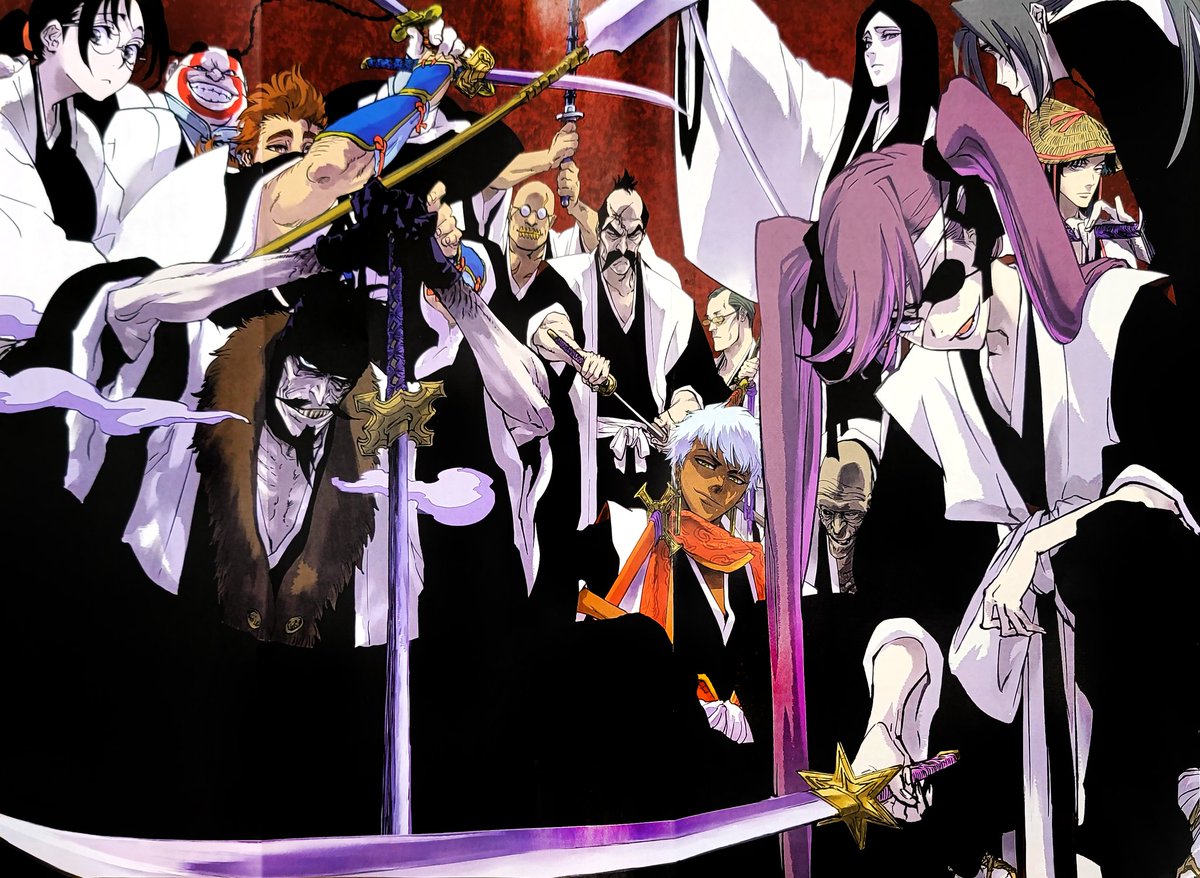 gabxcution's tweet photo. Eu não sei se esse Gotei Original vão de fato aparecer no anime mas eu gostaria muito de uma Novel ou até mesmo um flashback em uma continuação do Oneshot. Única coisa que eu sei é que os desings estão insanos e que PRECISAMOS de mais informações sobre eles. https://t.co/2TZr2tZADJ