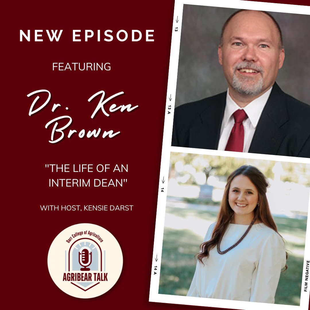 mostateag's tweet photo. A new episode featuring Dr. Ken Brown, Interim Dean of the College of Agriculture, is now available on Spotify! 

Click the link below to listen!

https://t.co/RUHNRMbTyY https://t.co/jrkj9h3d2v