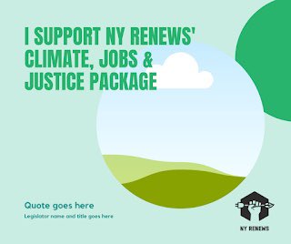 I'm proud to stand with the @NYRenews coalition in their campaign launch for the Climate, Jobs & Justice Package. Together, we can put New Yorkers at the center of our renewable-energy future, close dirty power plants, and advance climate justice #PassTheCJJP #ClimateJobsJustice