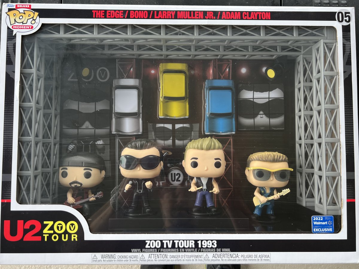 zeejaydee's tweet photo. @u2songs this just got delivered to my door from Walmart. It’s incredible. Hard to see but that backdrop isn’t a flat surface. It’s very detailed https://t.co/1Kyn0xy0cO