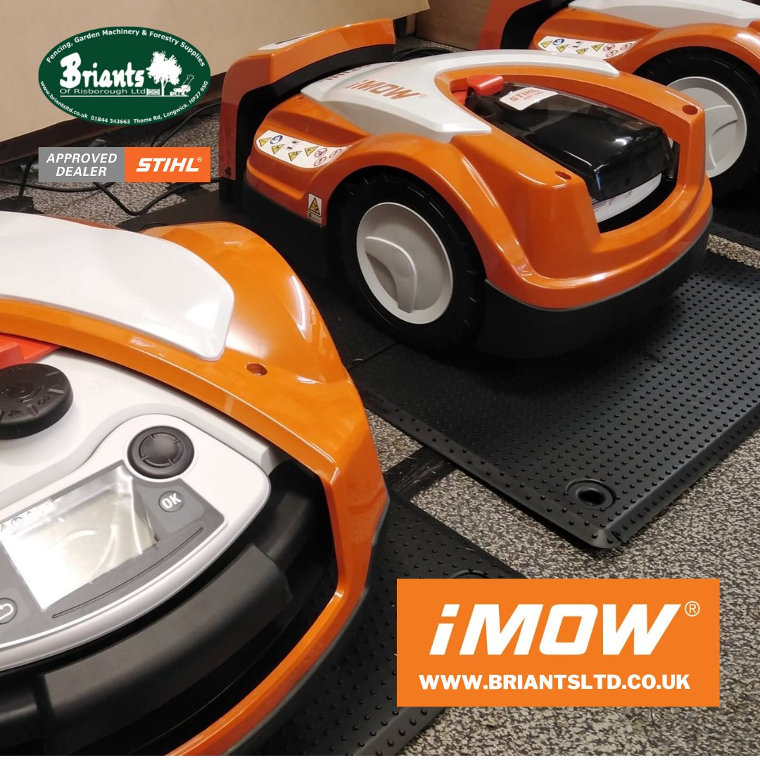 New Stihl iMows all prepared ready for their new home.

Now all we hope for is a dry day tomorrow 🤞

#stihlimow #roboticmower #imow #lawnmower
