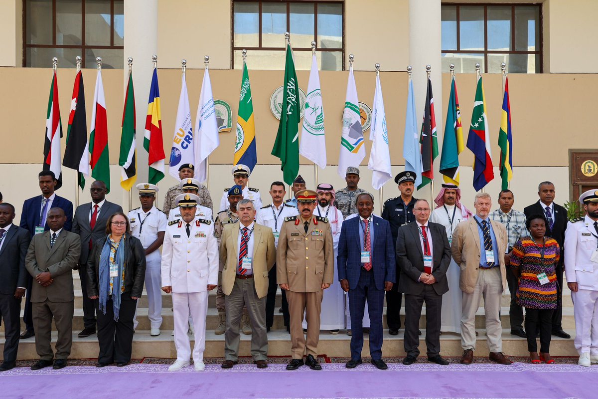 IMOsecurity's tweet photo. 1/3 In preparation for the next high-level meeting, #DCoC States are attending a 9-day Maritime Domaine Awareness (MDA) workshop on dev of concepts of operation for a robust and versatile regional information sharing network to meet the objectives of the Jeddah Amendment @IMOHQ https://t.co/enMPGbenOo