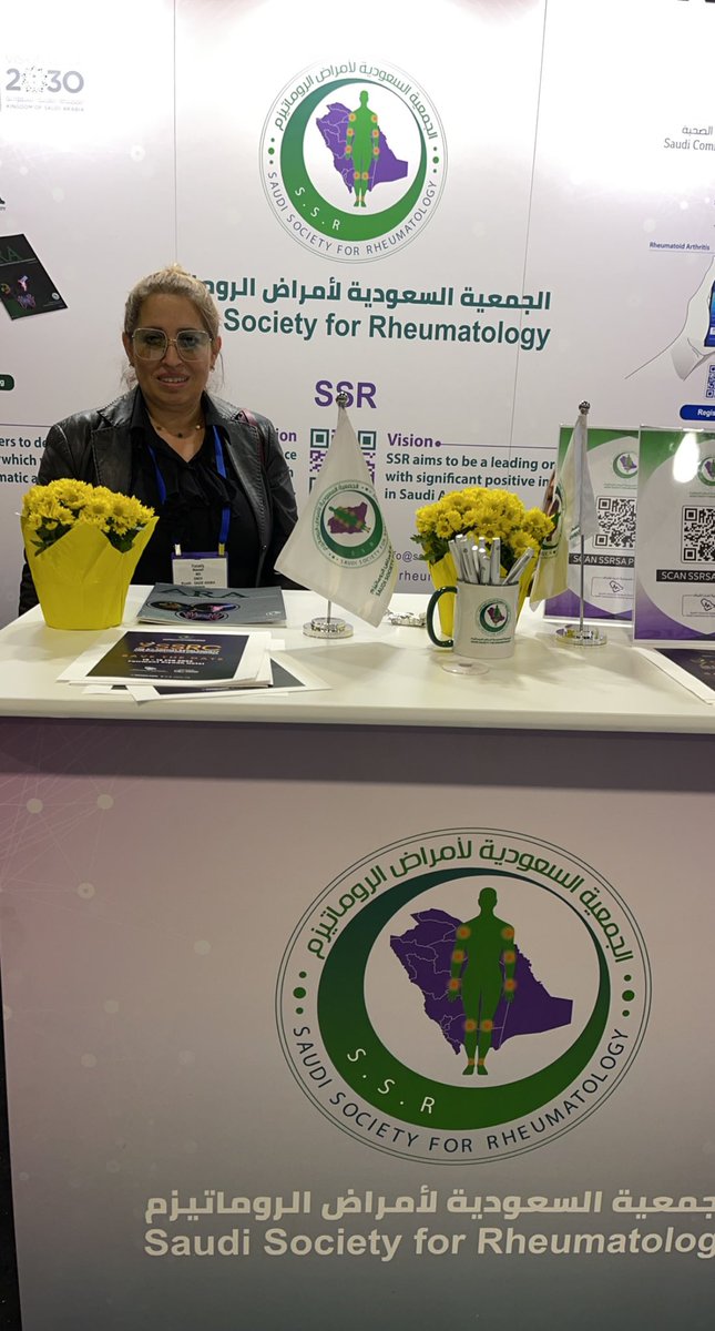 Dr hanady manasfi (@hanadymanasfi) on Twitter photo من جناح الجمعية السعودية للروماتيزم <a href="/ssrsa_org/">SSR الجمعية السعودية لأمراض الروماتيزم</a> في المؤتمر العالمي للرووماتيزم في فيلادلفيا-الولايات المتحدة
#ACR22
<a href="/ACRheum/">American College of Rheumatology</a> من جناح الجمعية السعودية للروماتيزم <a href="/ssrsa_org/">SSR الجمعية السعودية لأمراض الروماتيزم</a> في المؤتمر العالمي للرووماتيزم في فيلادلفيا-الولايات المتحدة
#ACR22
<a href="/ACRheum/">American College of Rheumatology</a>