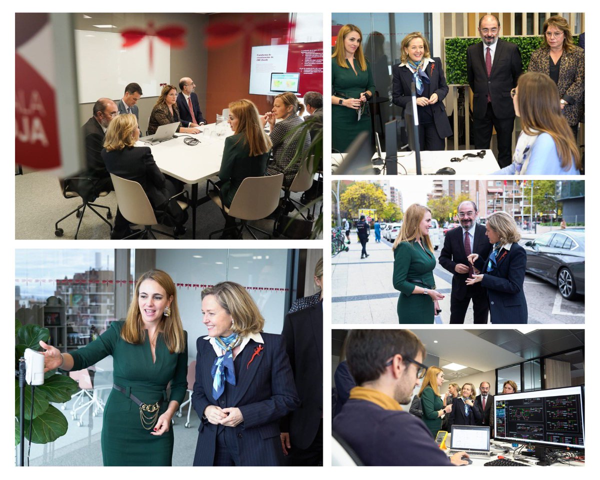 NadiaCalvino's tweet photo. Muy interesante visita a la empresa innovadora @libelium de la mano de su CEO @aliciaasin.

Es especialmente satisfactorio conocer de primera mano los proyectos financiados con fondos del #PlanDeRecuperación para sensores que mejorarán la calidad de vida en ciudades inteligentes. https://t.co/GmCGIlJojP