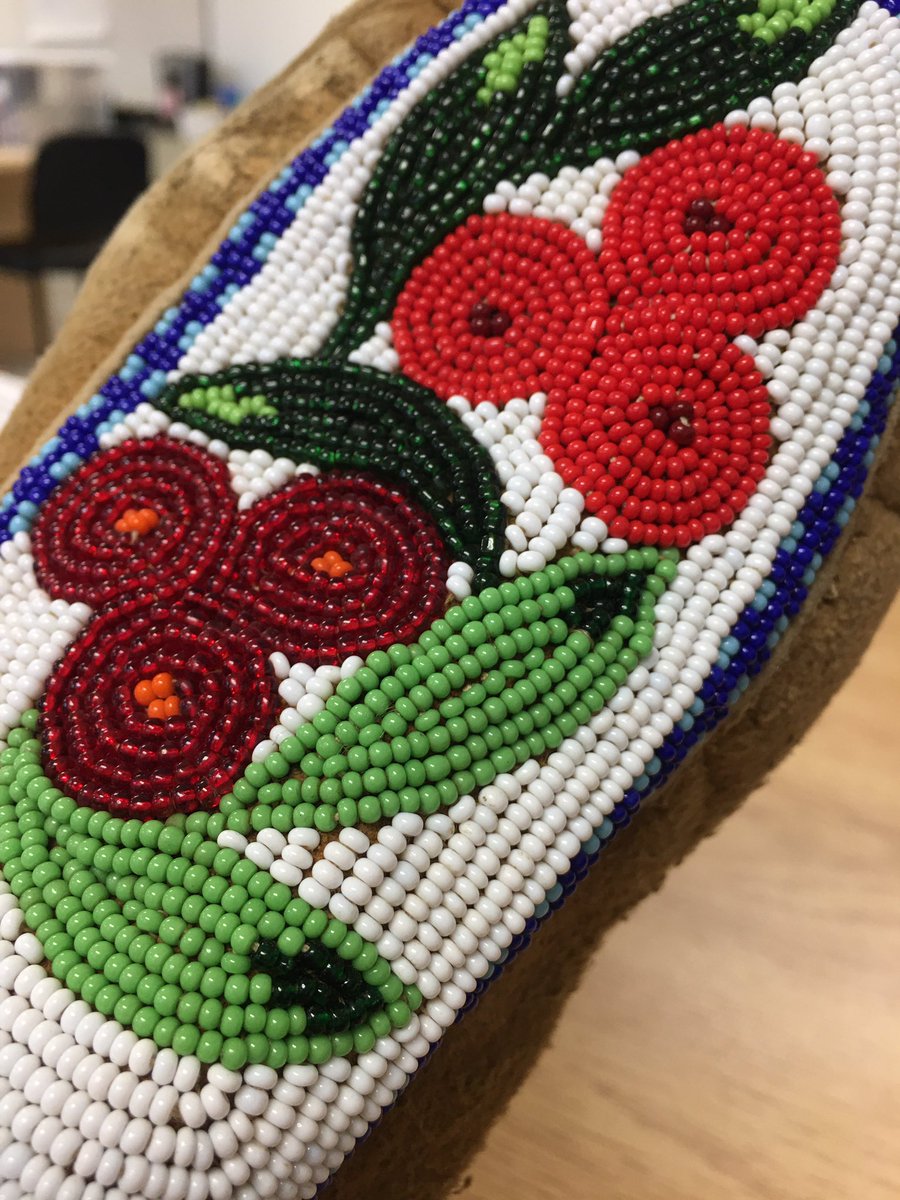 #ROCKYOURMOCS These Mocs were made in Sask for nohkom. I keep them close and am filled with love. Nohkom used to bead too. Nothing better then smoke tanned hide smell♥️ @CCSD_Indigenous @IndigenousShala @metis_gervais @Cynlomalecite