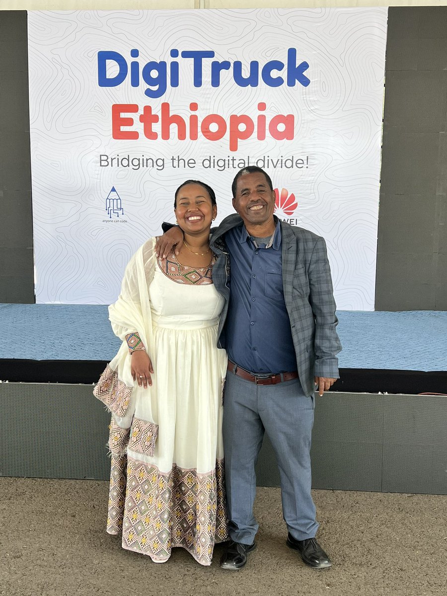 betelhem_dessie's tweet photo. Here is to dreams coming true!

Grateful to have shared this moment with my dad!

@digitruck_et - a moving coding classroom has officially been launched!

@iCog_ACC @HUAWEI_TECH4ALL @fdremoe https://t.co/fnmcnjQ8Rt