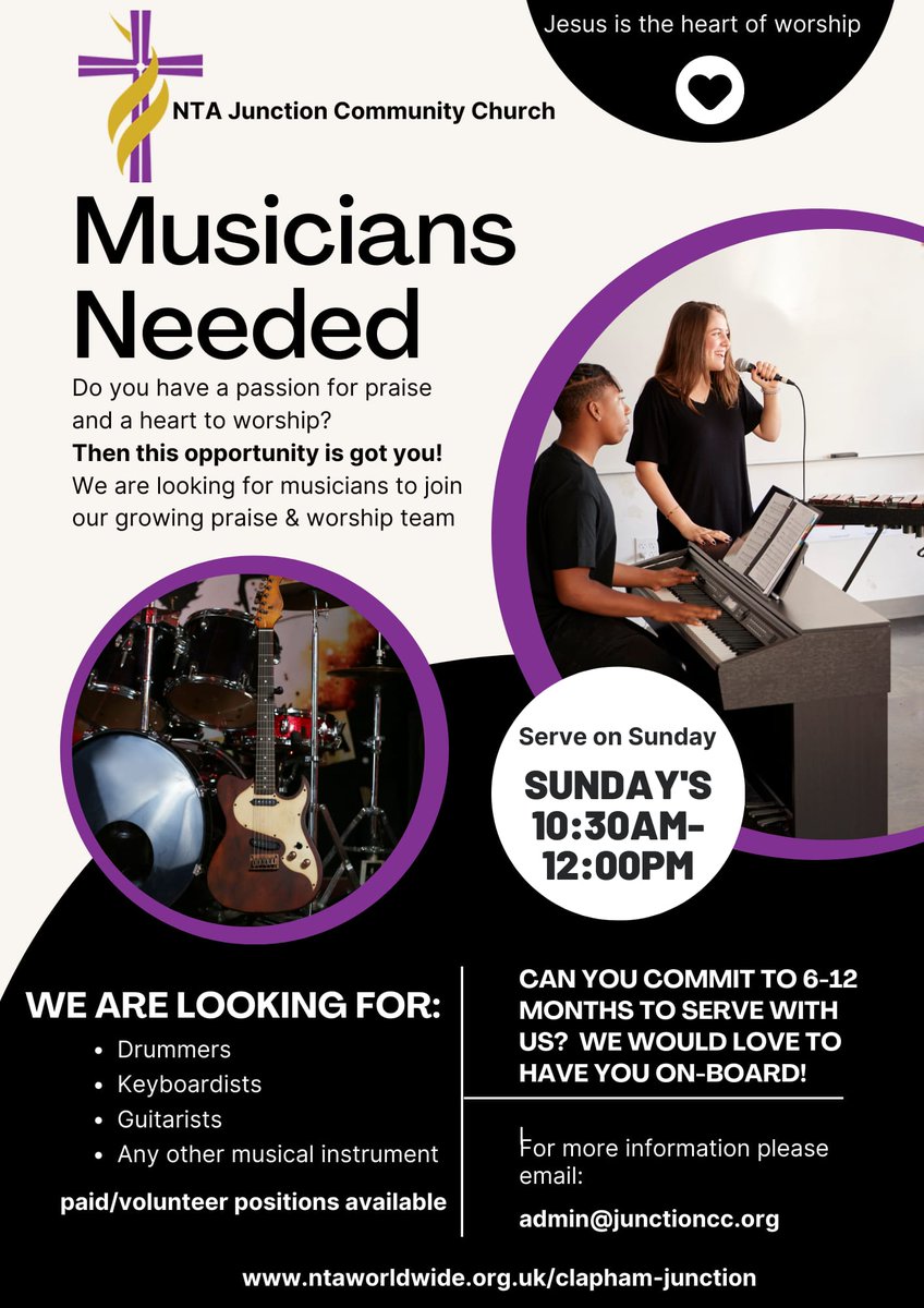 You can also call for more information 0208 769-5174