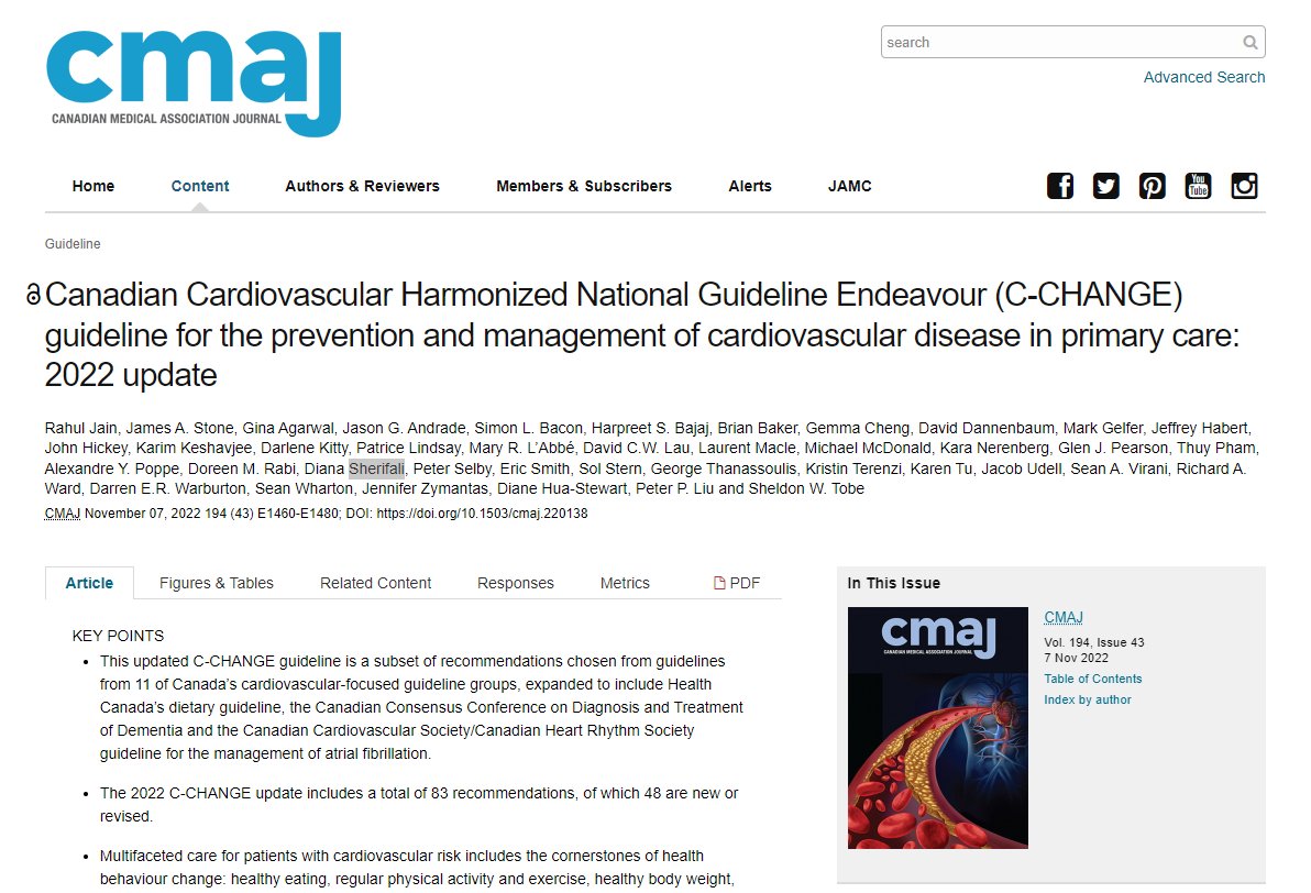 CCS (@scc_ccs) on Twitter photo ICYMI: the C-CHANGE guideline for prevention & management of CVD in primary care was recently updated in the @cmaj. It offers recommendations from 11 guidelines, including CCS #HF (w/<a href="/CanHFSociety/">CHFS</a>), #AFib (w/<a href="/CHRS_SCR/">Canadian Heart Rhythm Society</a>) & #Lipids Guidelines. Learn more: cmaj.ca/content/194/43… ICYMI: the C-CHANGE guideline for prevention & management of CVD in primary care was recently updated in the @cmaj. It offers recommendations from 11 guidelines, including CCS #HF (w/<a href="/CanHFSociety/">CHFS</a>), #AFib (w/<a href="/CHRS_SCR/">Canadian Heart Rhythm Society</a>) & #Lipids Guidelines. Learn more: cmaj.ca/content/194/43…