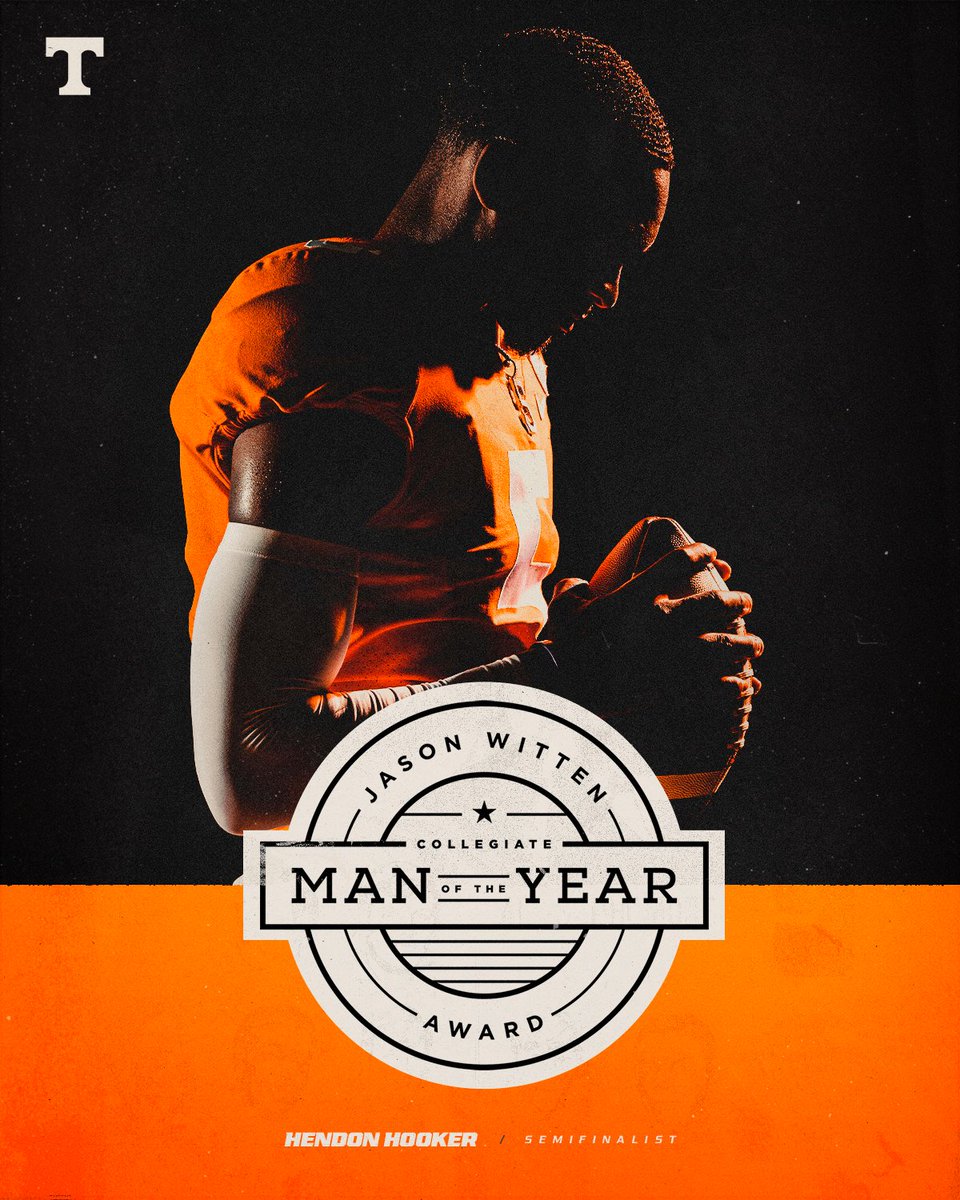 Vol_Football's tweet photo. The very definition of a leader.

@henhook2 has been named a semifinalist for the @WittenCMOY 

Details » https://t.co/nEaqUXrETh https://t.co/KnKWskTmy2